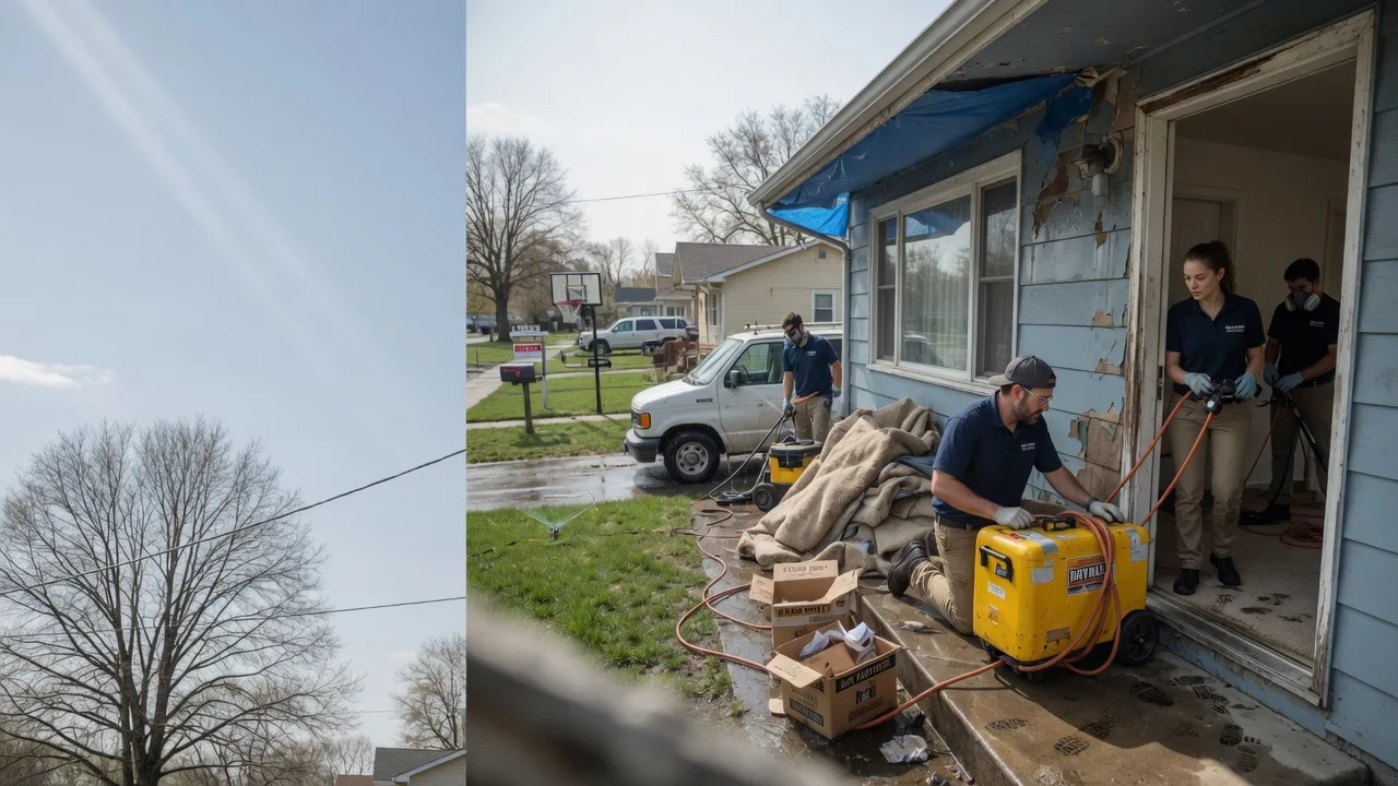 Basement Flood Cleanup in Julian, PA near me
